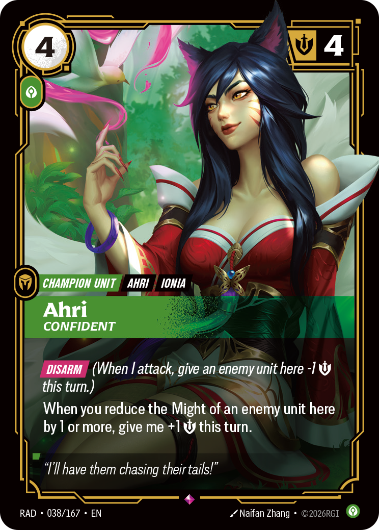 RAD-038/167 Ahri, Confident
