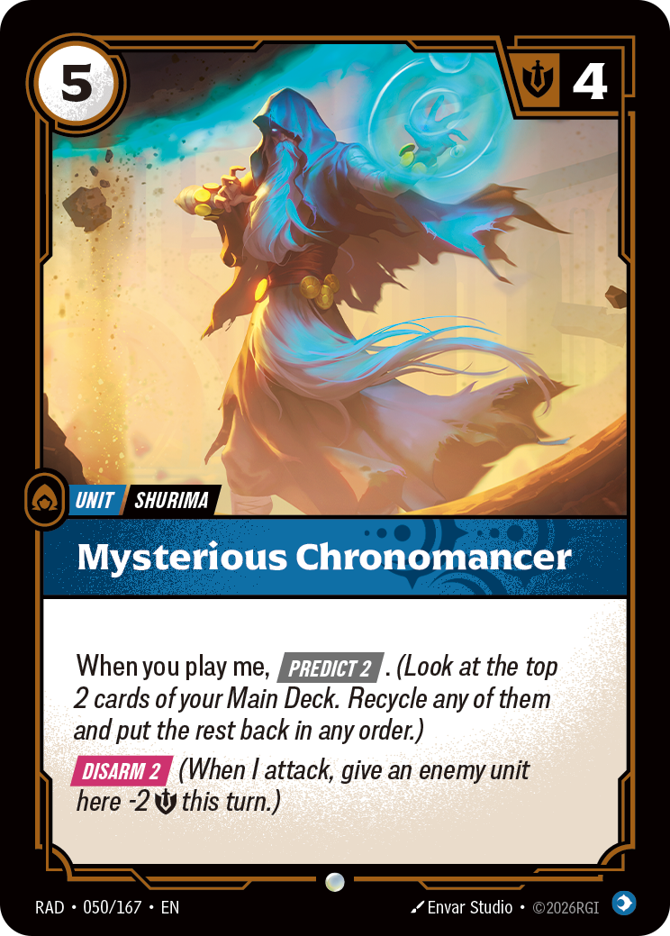 RAD-050/167 Mysterious Chronomancer