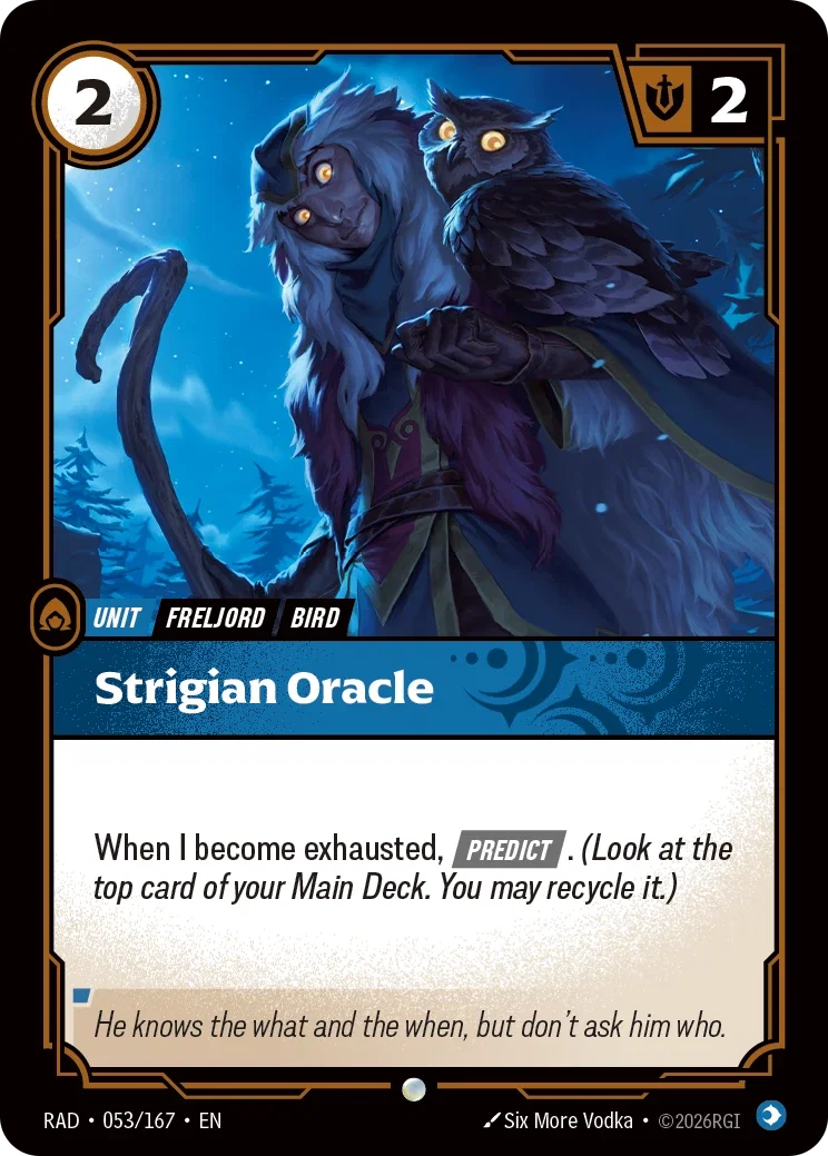 RAD-053/167 Strigian Oracle