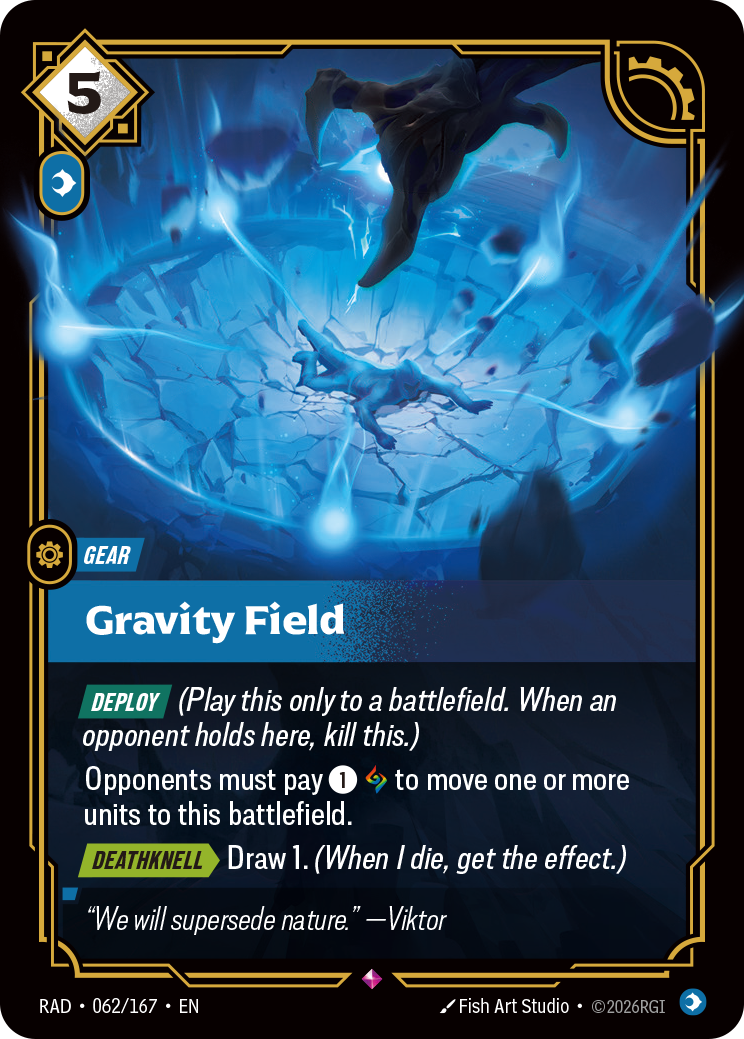 RAD-062/167 Gravity Field