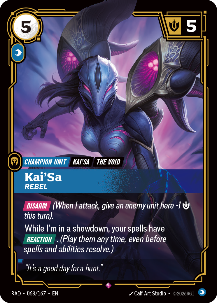 RAD-063/167 Kai'Sa, Rebel
