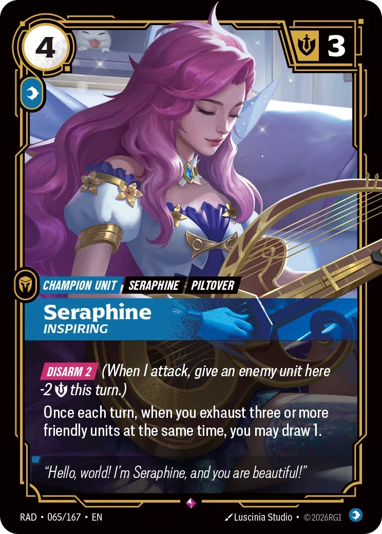 RAD-065/167 Seraphine, Inspiring