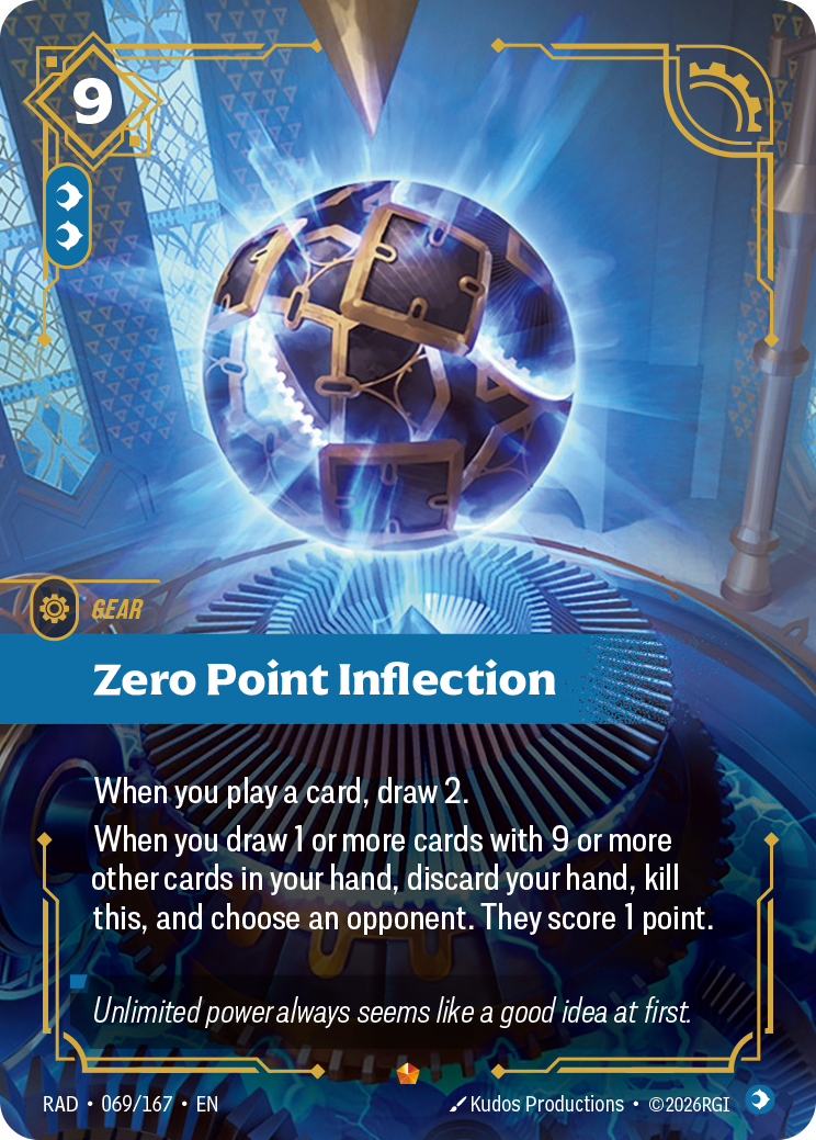 RAD-069/167 Zero Point Inflection