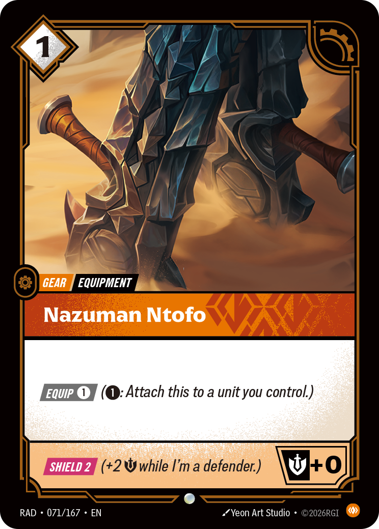 RAD-071/167 Nazuman Ntofo