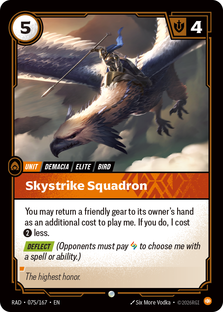 RAD-075/167 Skystrike Squadron (Foiled)