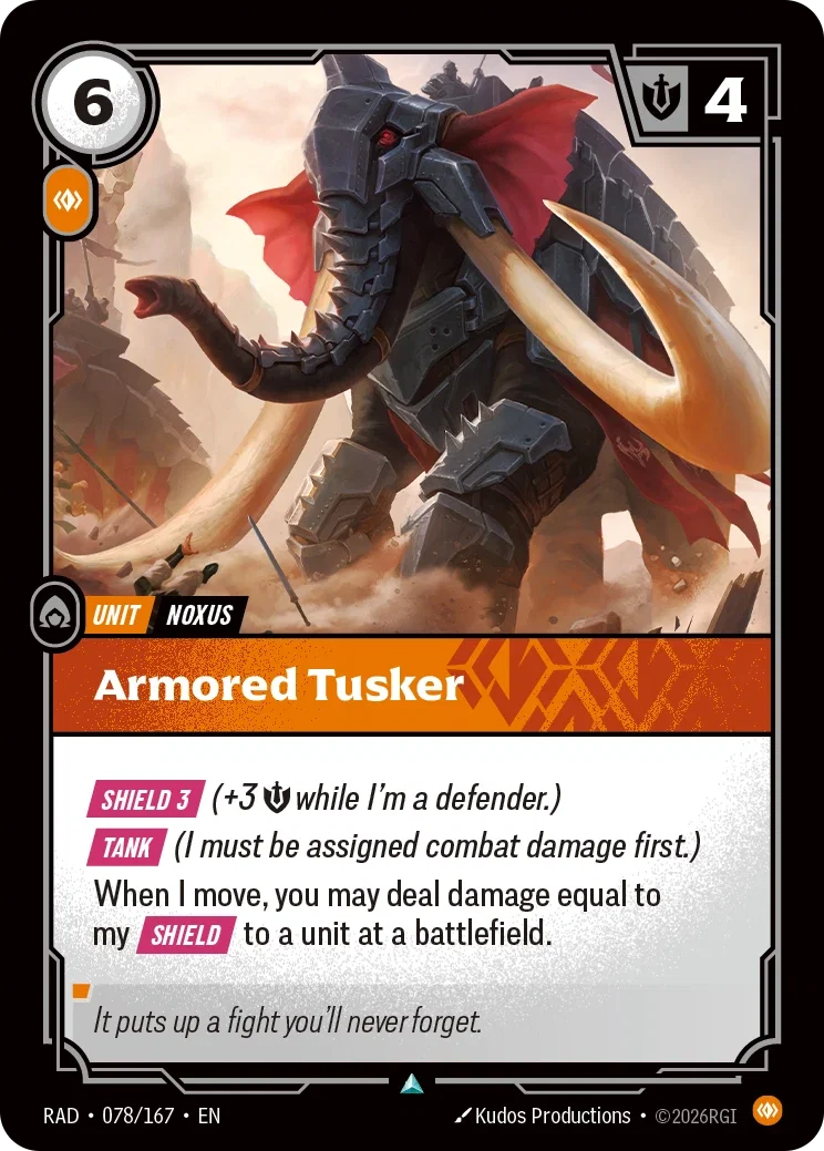 RAD-078/167 Armored Tusker