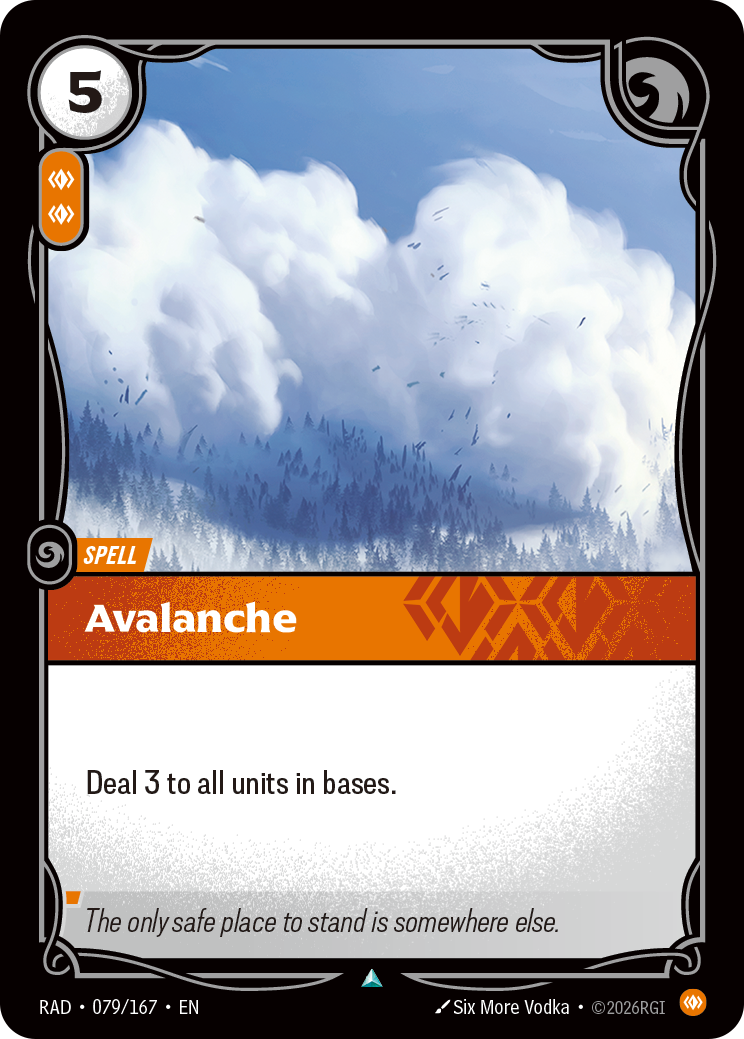 RAD-079/167 Avalanche (Foiled)