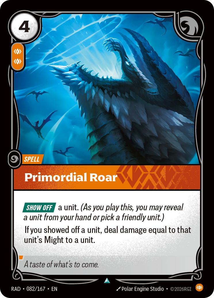 RAD-082/167 Primordial Roar