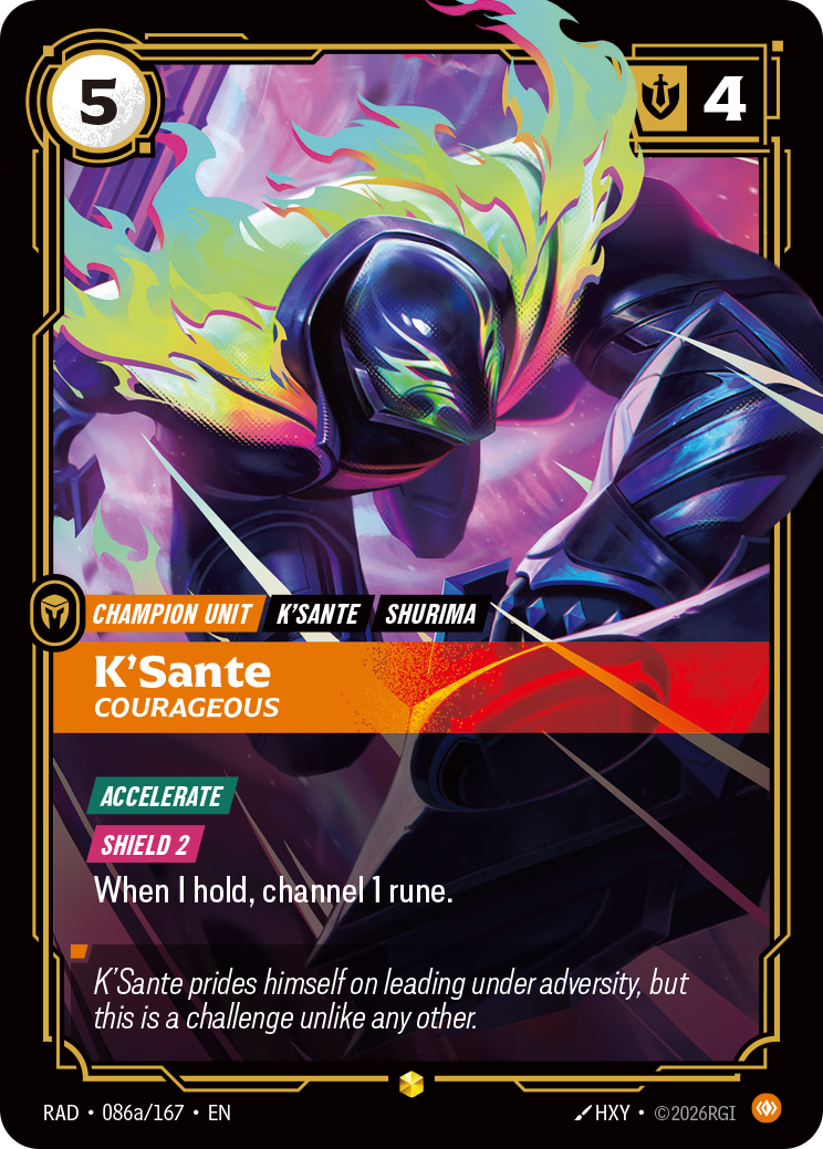 RAD-086a/167 K'Sante, Courageous (AA)