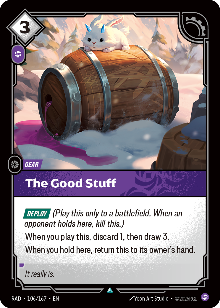 RAD-106/167 The Good Stuff (Foiled)
