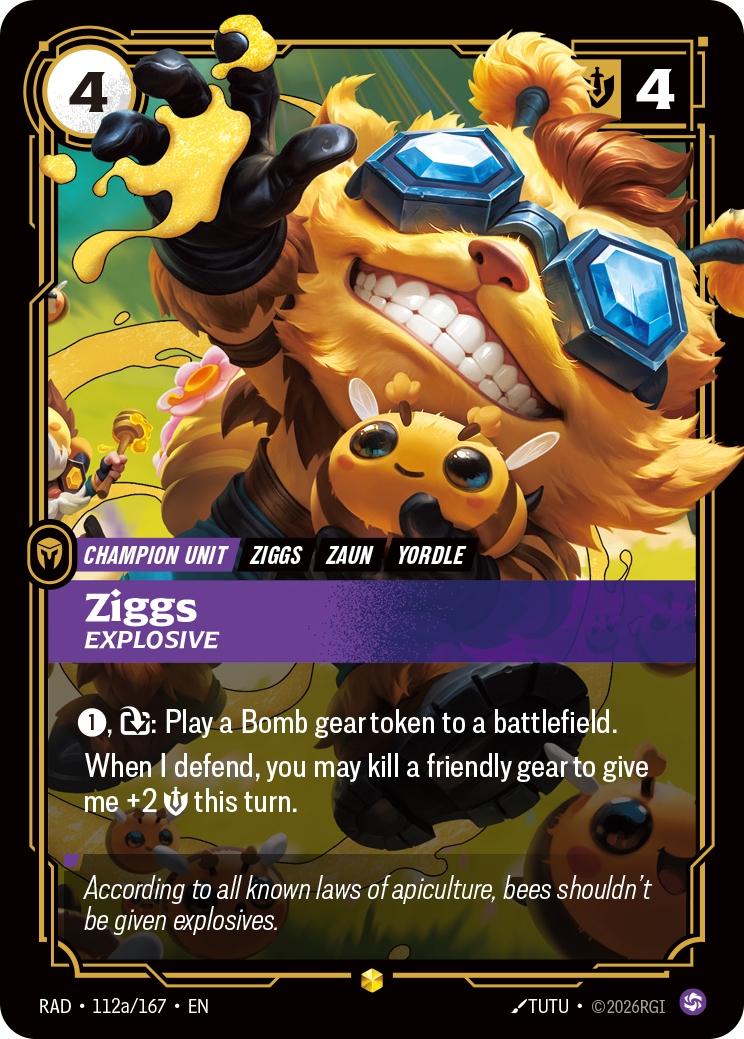 RAD-112a/167 Ziggs, Explosive (AA)