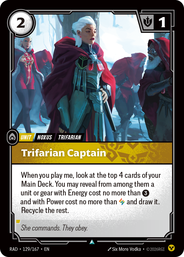 RAD-129/167 Trifarian Captain