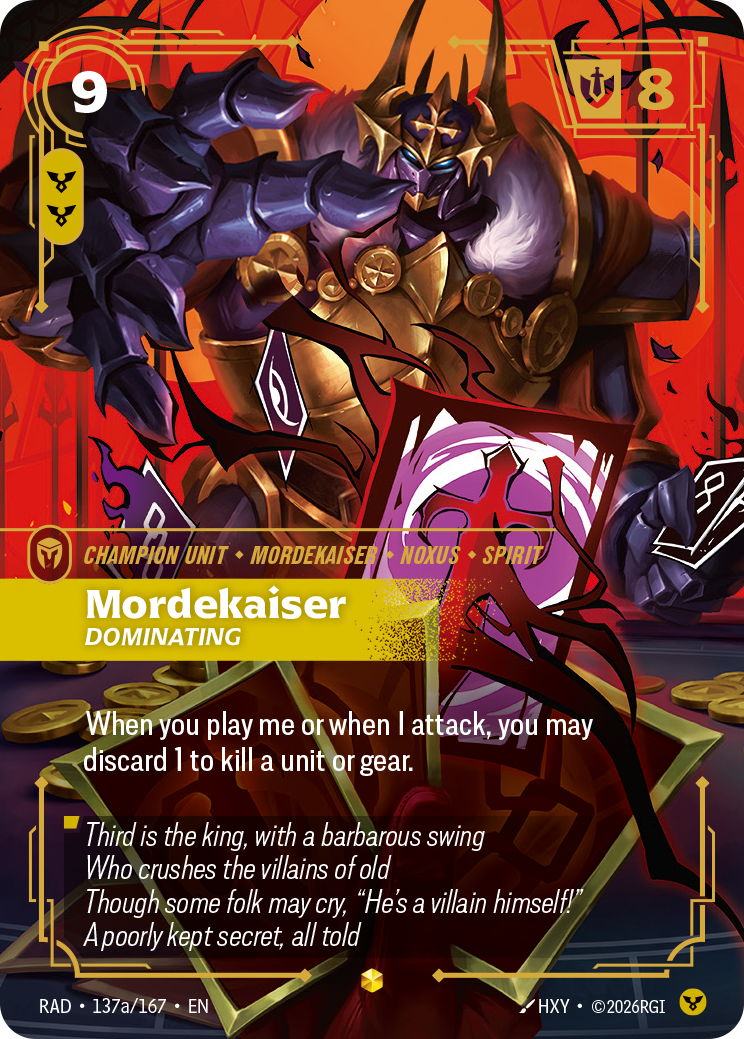 RAD-137a/167 Mordekaiser, Dominating (AA)