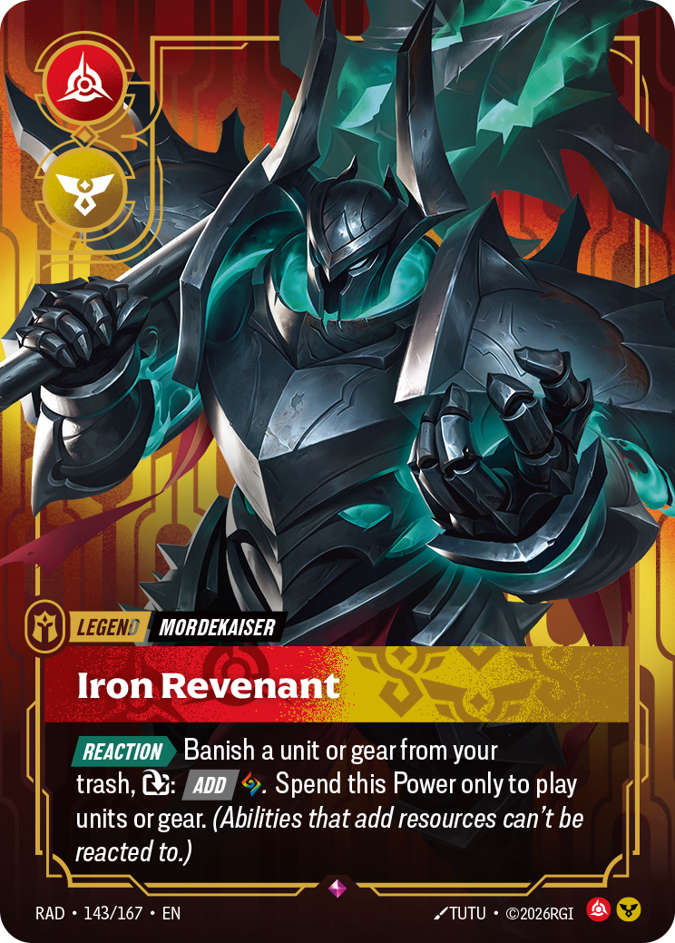 RAD-143/167 Mordekaiser, Iron Revenant