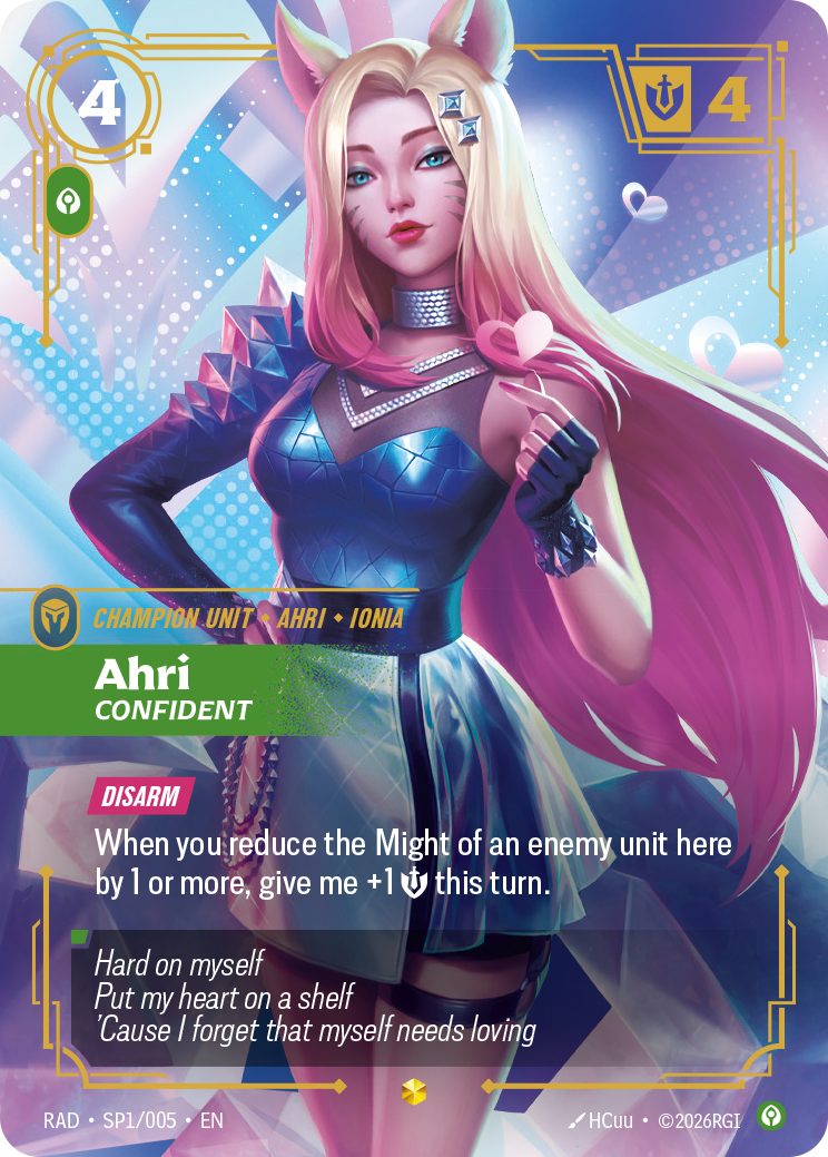 RAD-SP1/005 Ahri, Confident