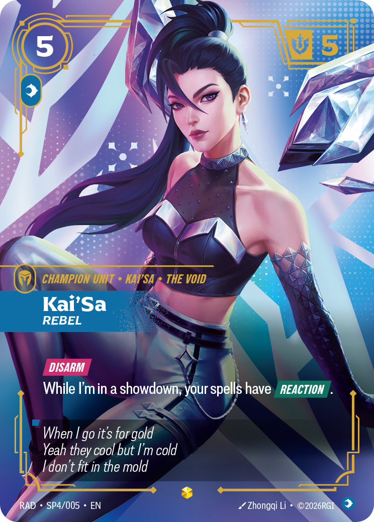 RAD-SP4/005 Kai'Sa, Rebel