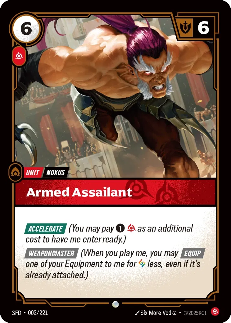 SFD-002/221 Armed Assailant (Foiled)