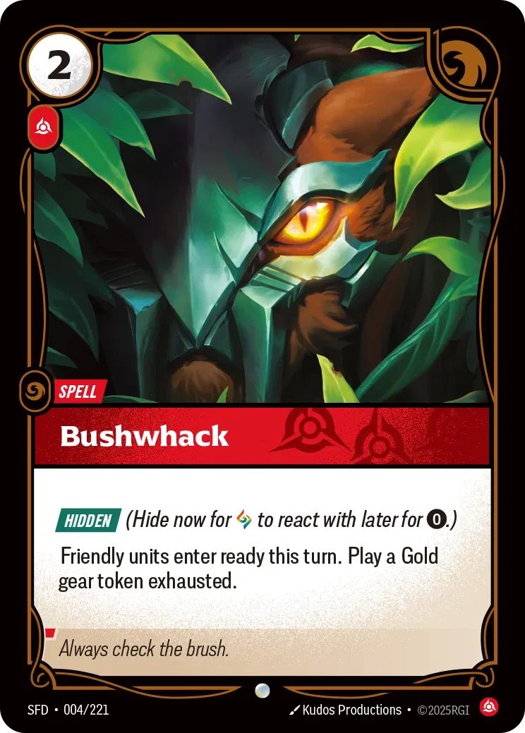 SFD-004/221 Bushwhack (Foiled)