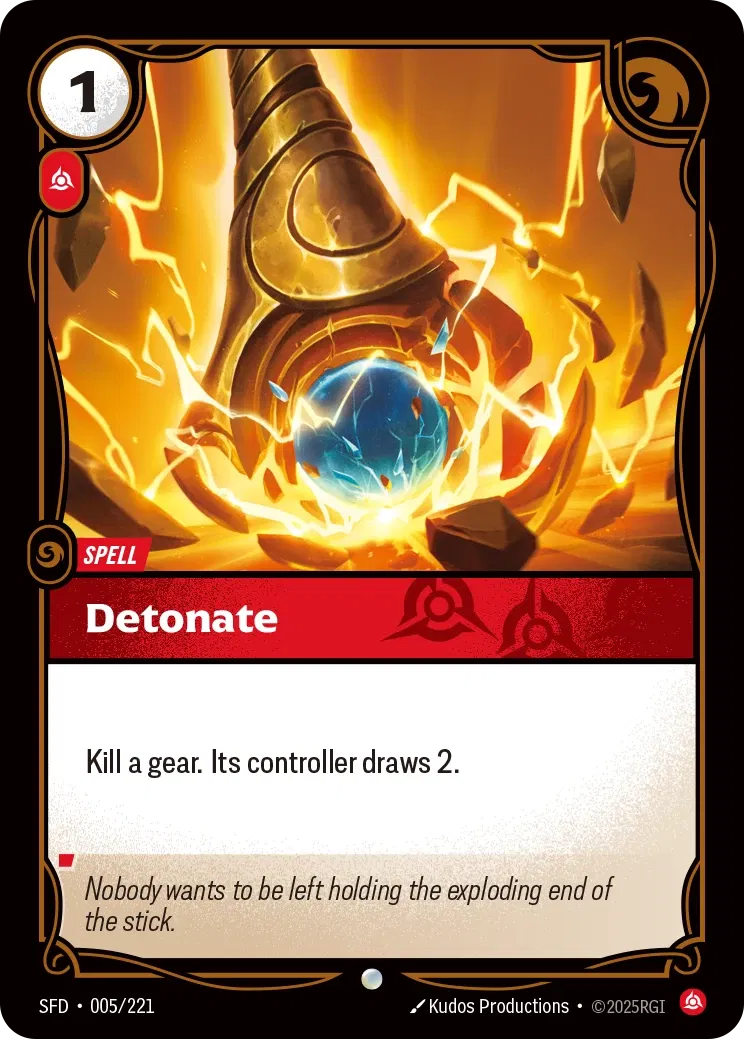SFD-005/221 Detonate
