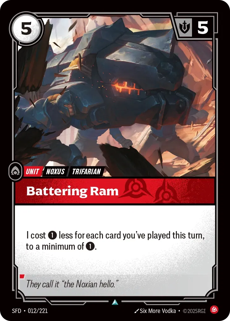 SFD-012/221 Battering Ram (Foiled)