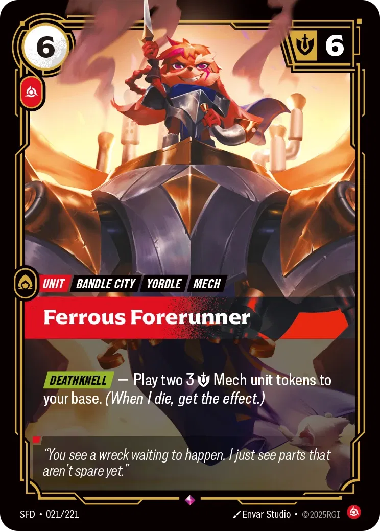 SFD-021/221 Ferrous Forerunner (Foiled)