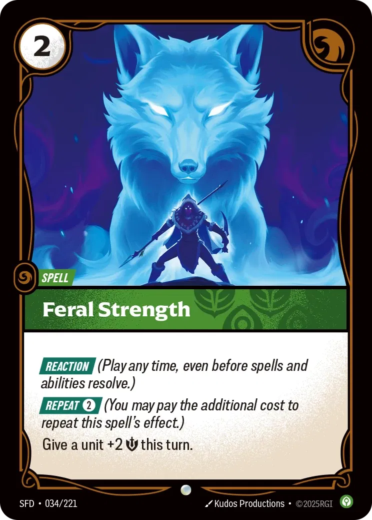 SFD-034/221 Feral Strength (Foiled)