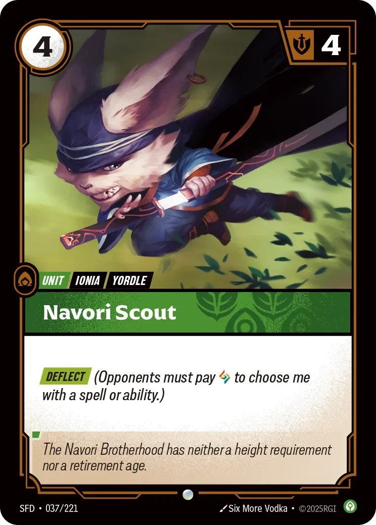 SFD-037/221 Navori Scout (Foiled)