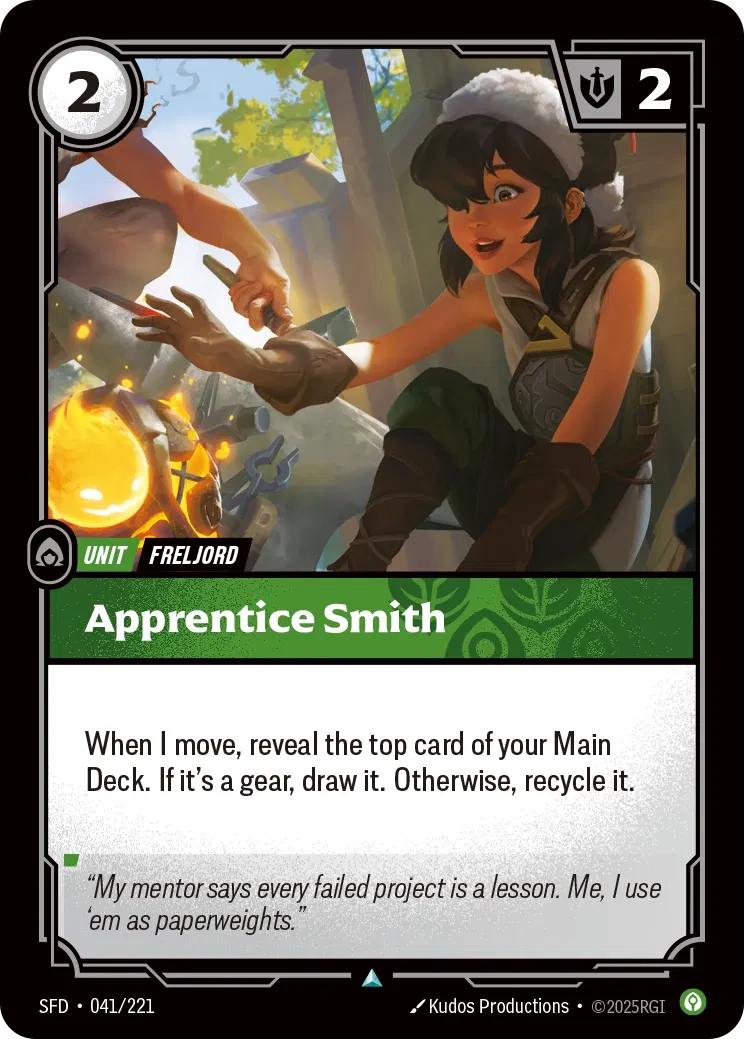SFD-041/221 Apprentice Smith