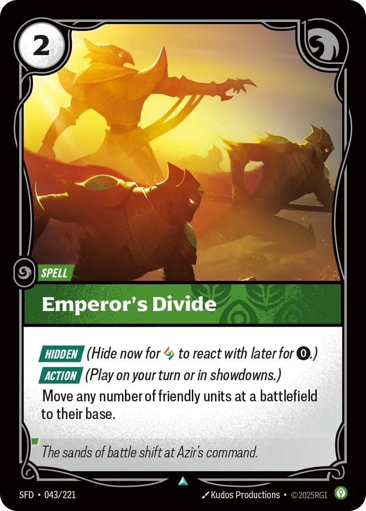 SFD-043/221 Emperor's Divide