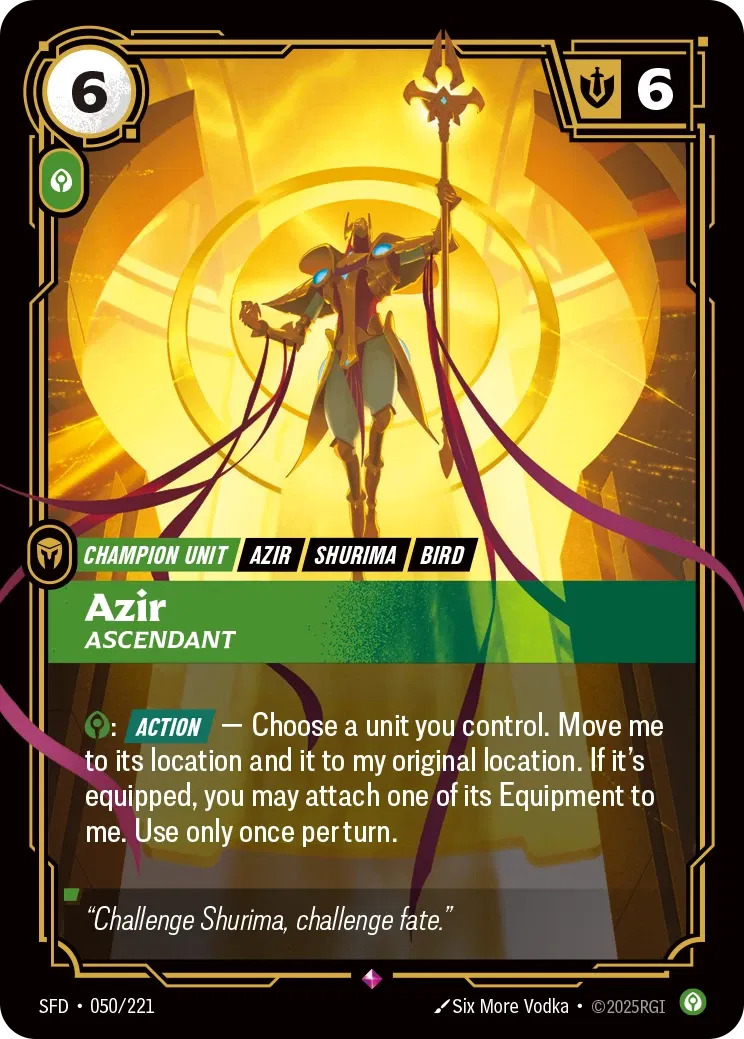 SFD-050/221 Azir, Ascendant (Foiled)