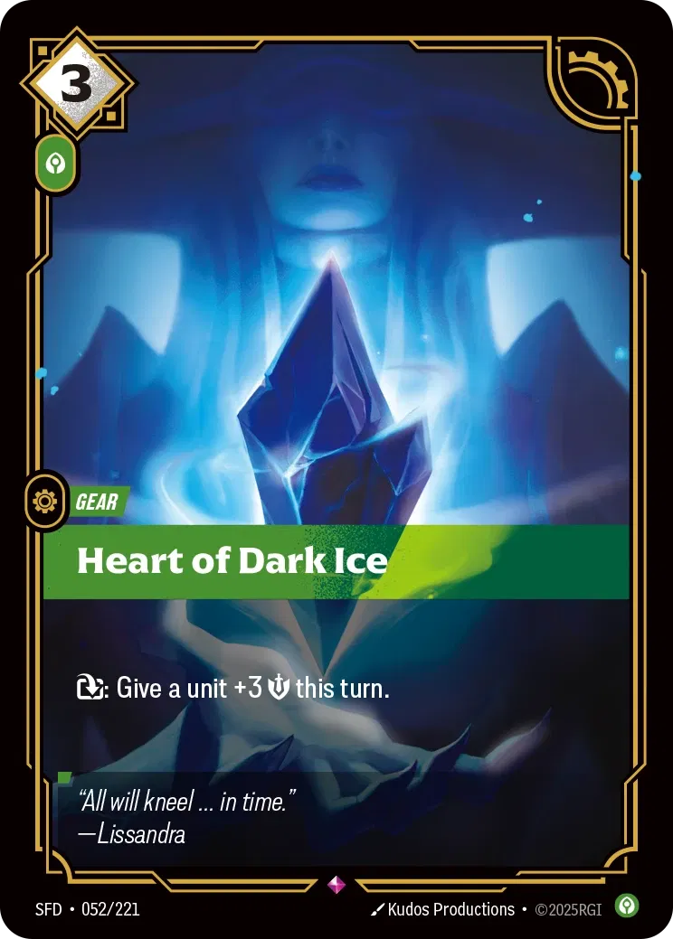 SFD-052/221 Heart of Dark Ice (Foiled)