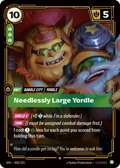 SFD-055/221 Needlessly Large Yordle (Foiled)