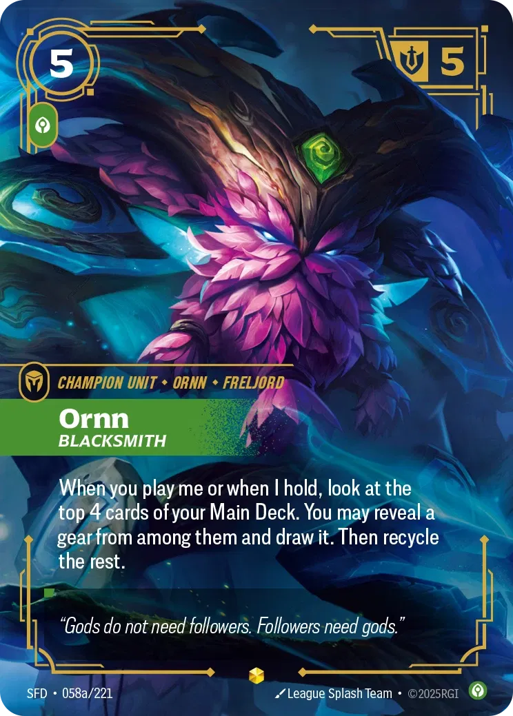 SFD-058a/221 Ornn, Blacksmith (AA)
