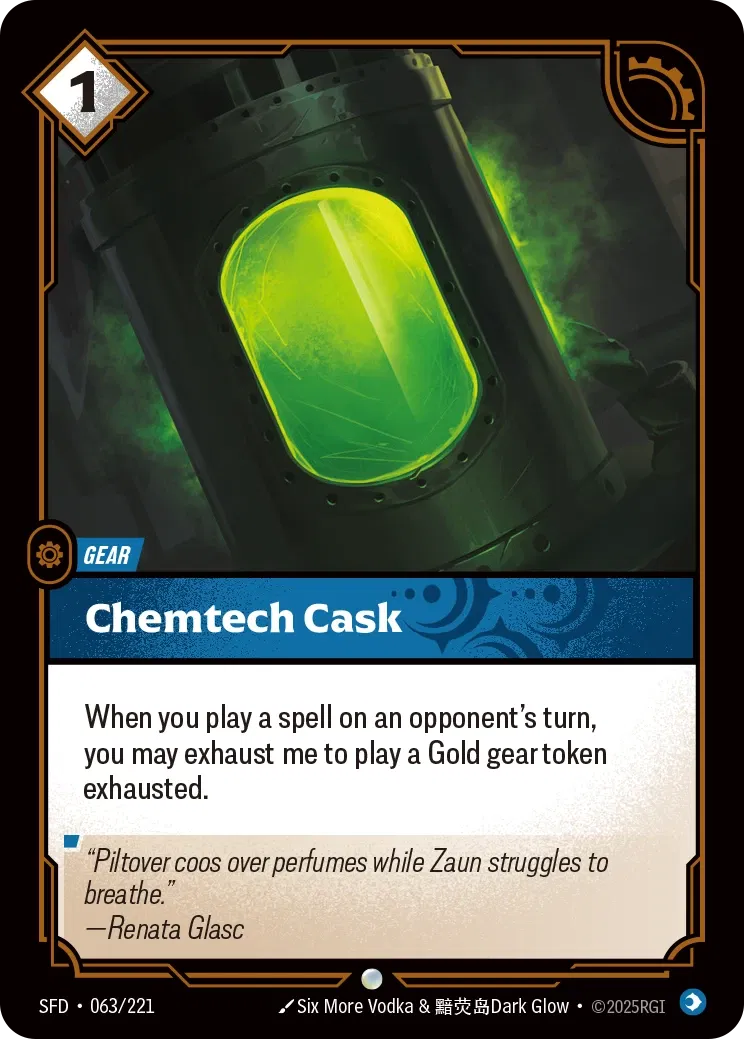 SFD-063/221 Chemtech Cask (Foiled)