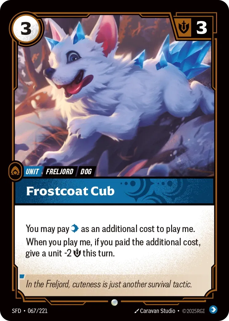SFD-067/221 Frostcoat Cub