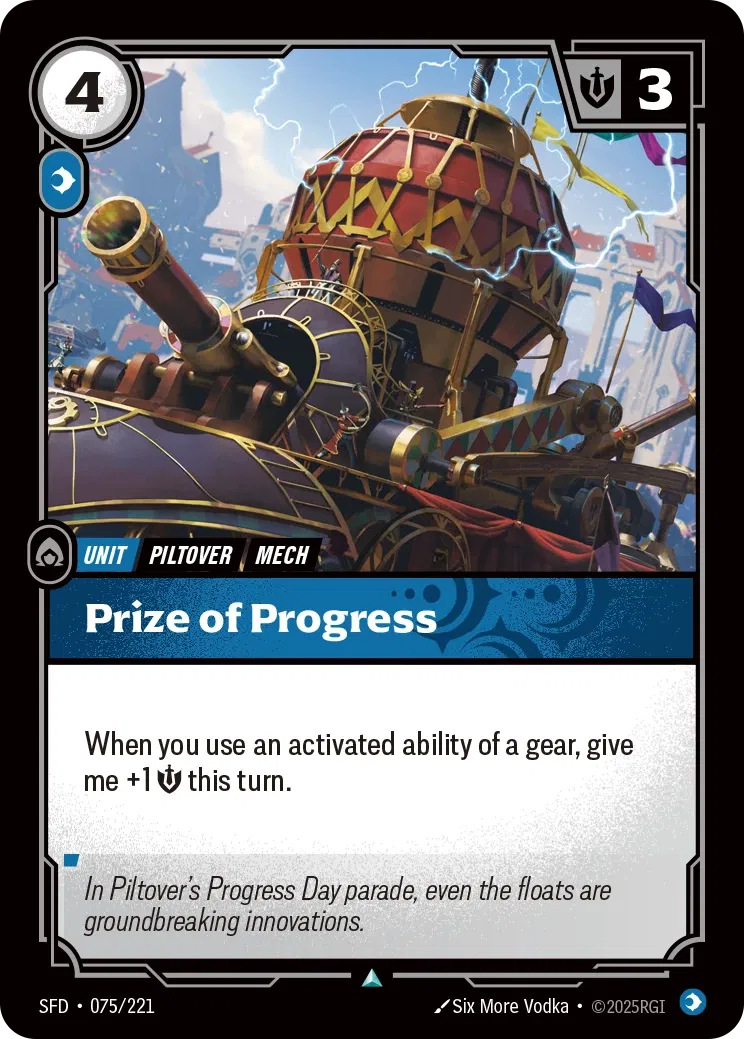 SFD-075/221 Prize of Progress (Foiled)
