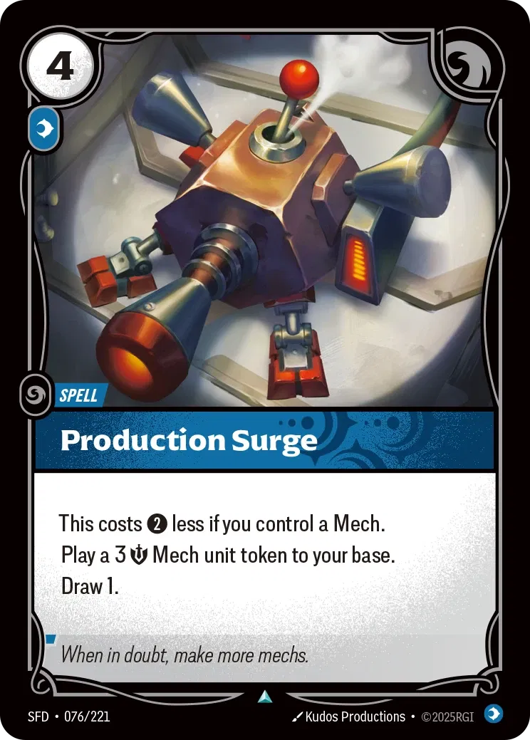 SFD-076/221 Production Surge