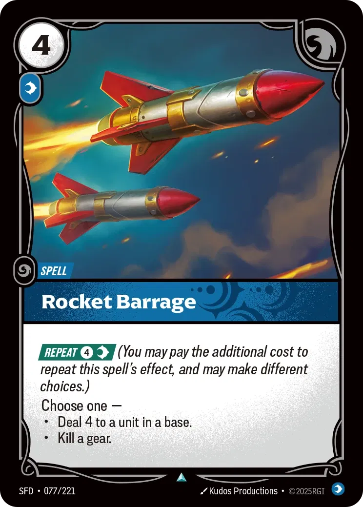 SFD-077/221 Rocket Barrage