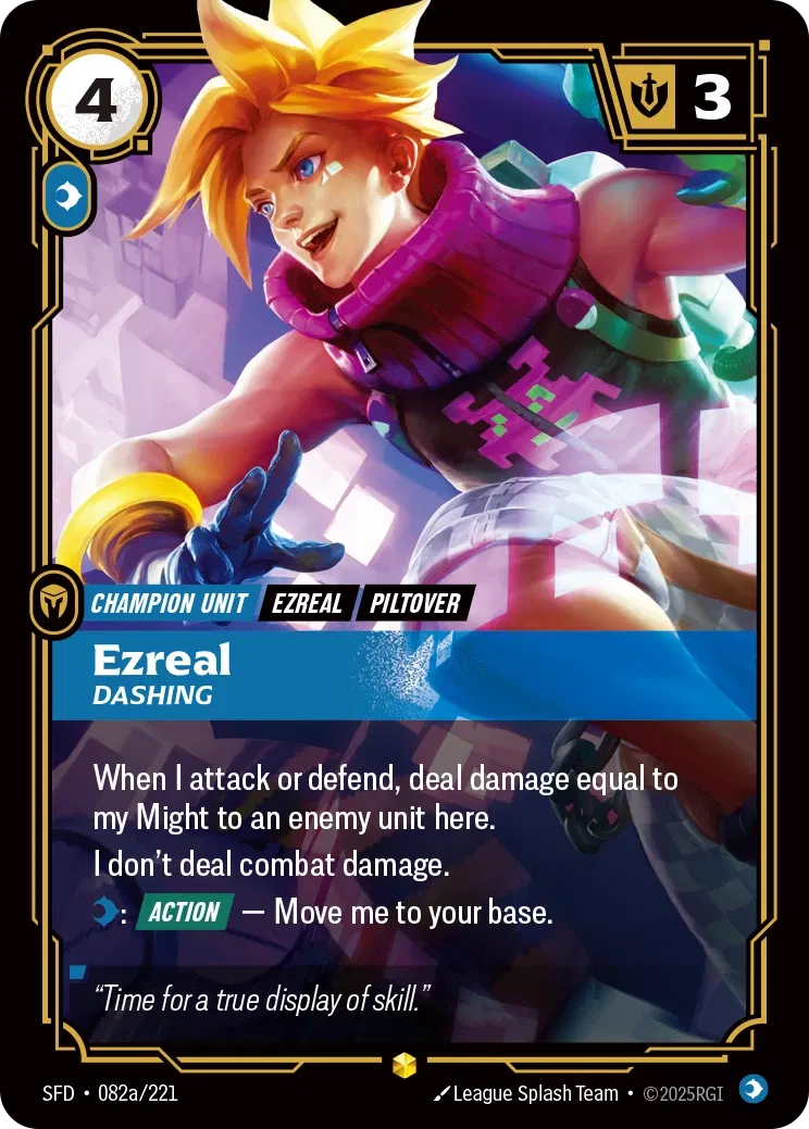 SFD-082a/221 Ezreal, Dashing (AA)