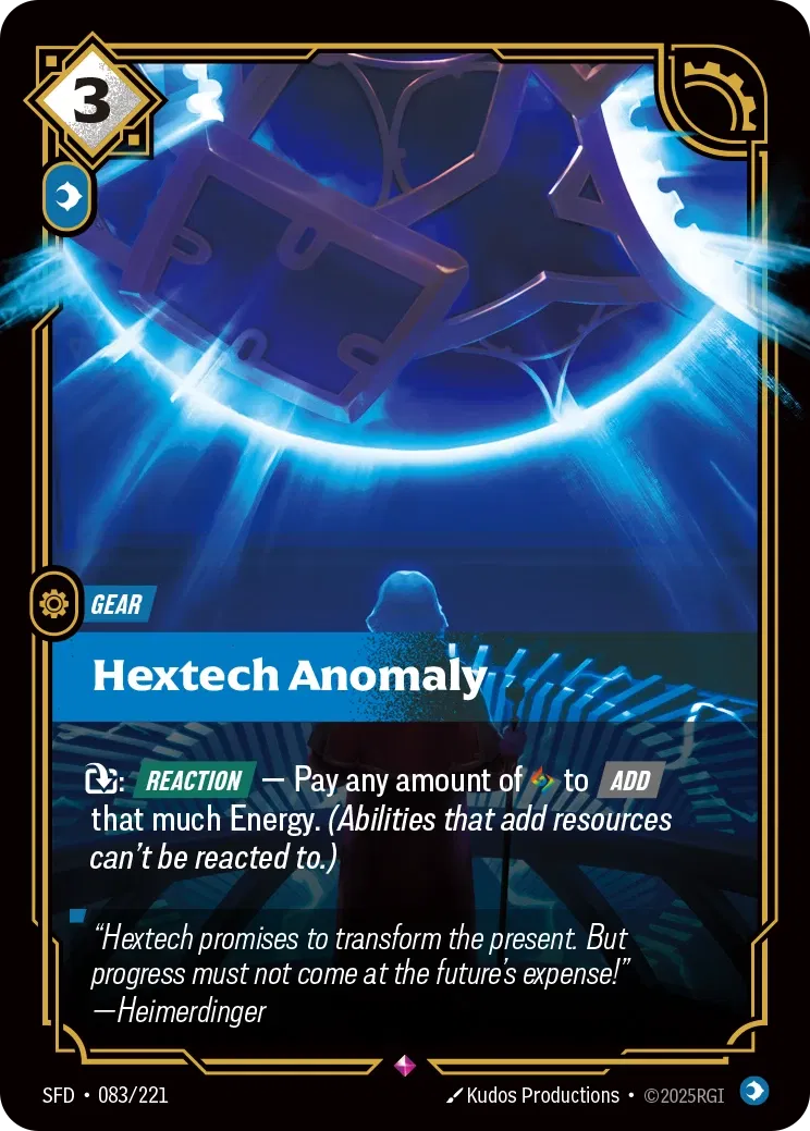 SFD-083/221 Hextech Anomaly (Foiled)