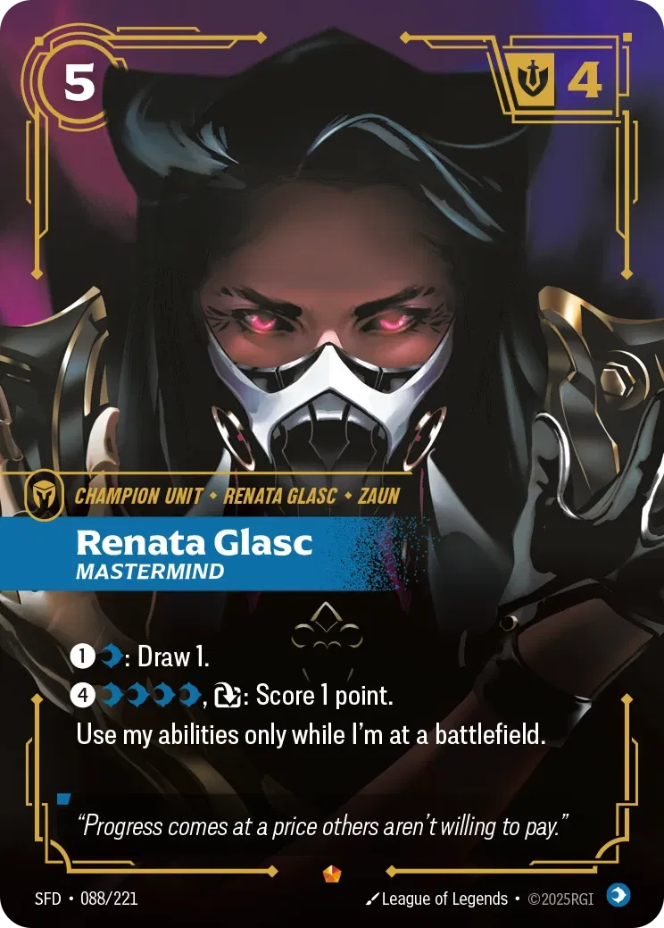 SFD-088/221 Renata Glasc, Mastermind (Foiled)