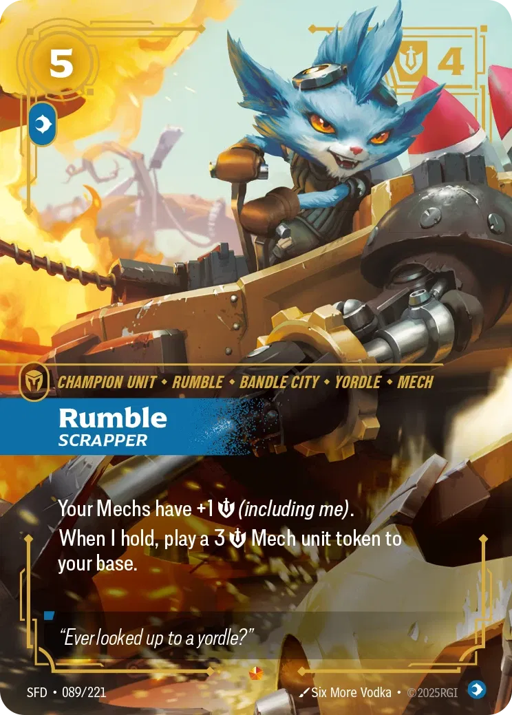 SFD-089/221 Rumble, Scrapper (Foiled)