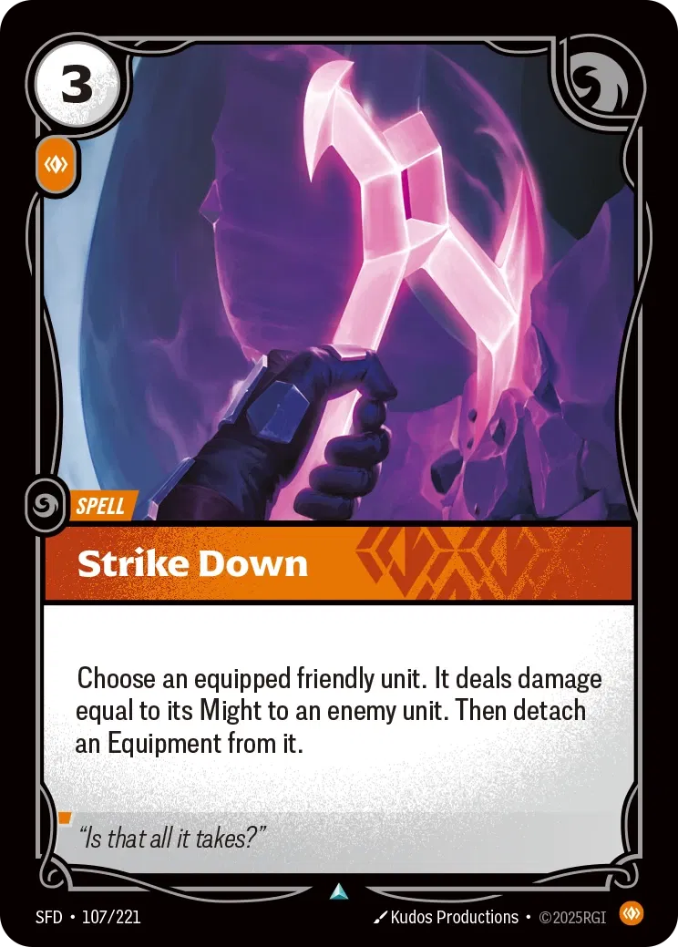 SFD-107/221 Strike Down