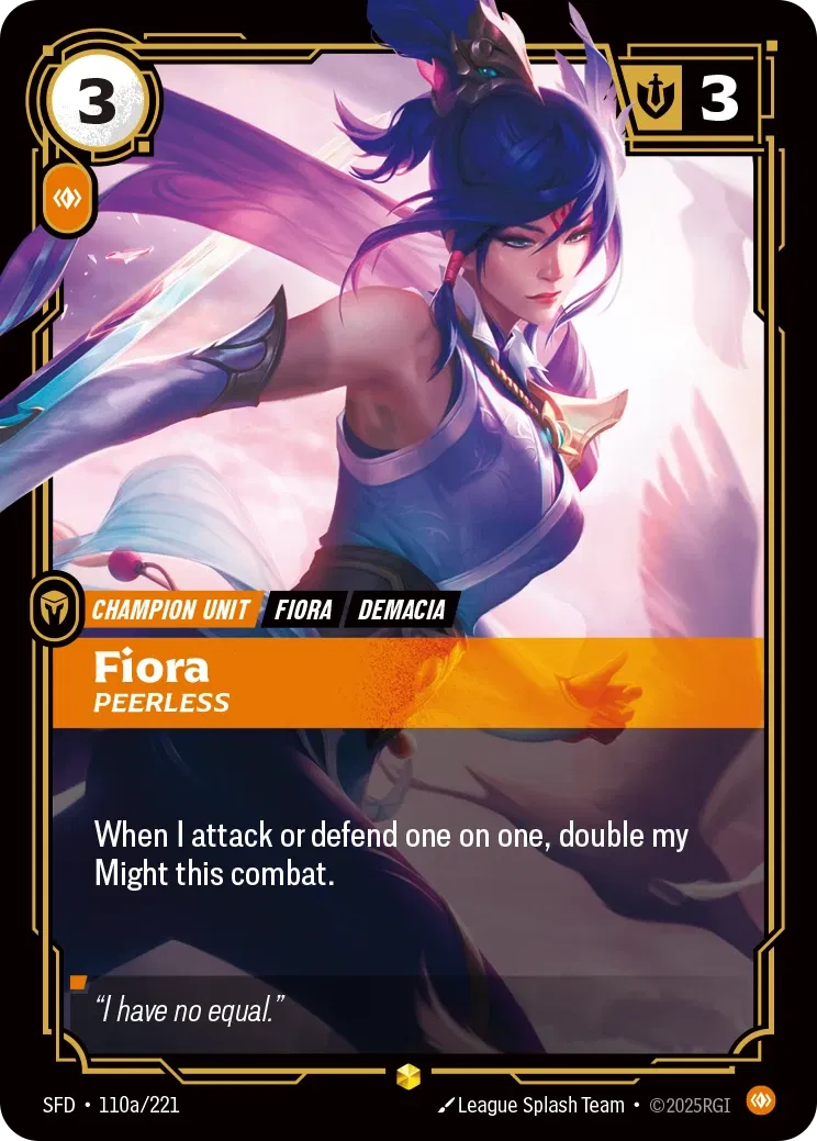 SFD-110a/221 Fiora, Peerless (AA)