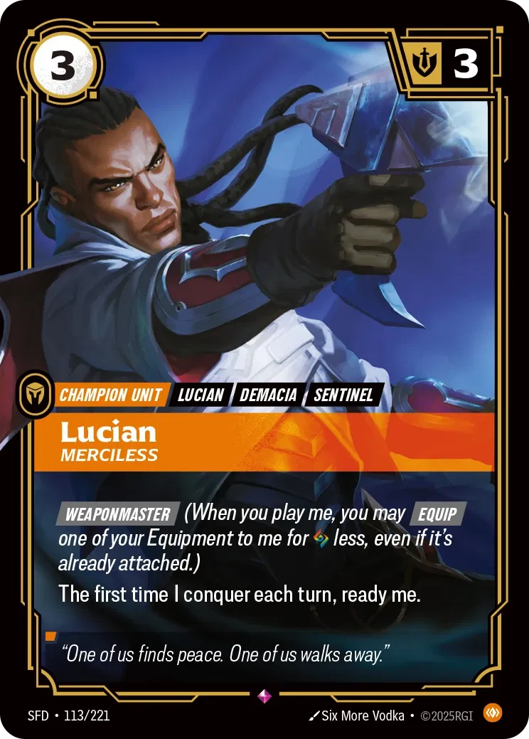 SFD-113/221 Lucian, Merciless (Foiled)