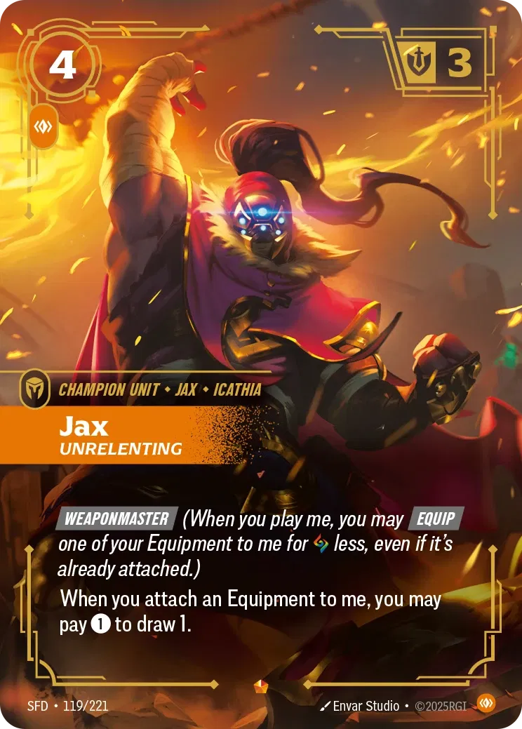 SFD-119/221 Jax, Unrelenting (Foiled)