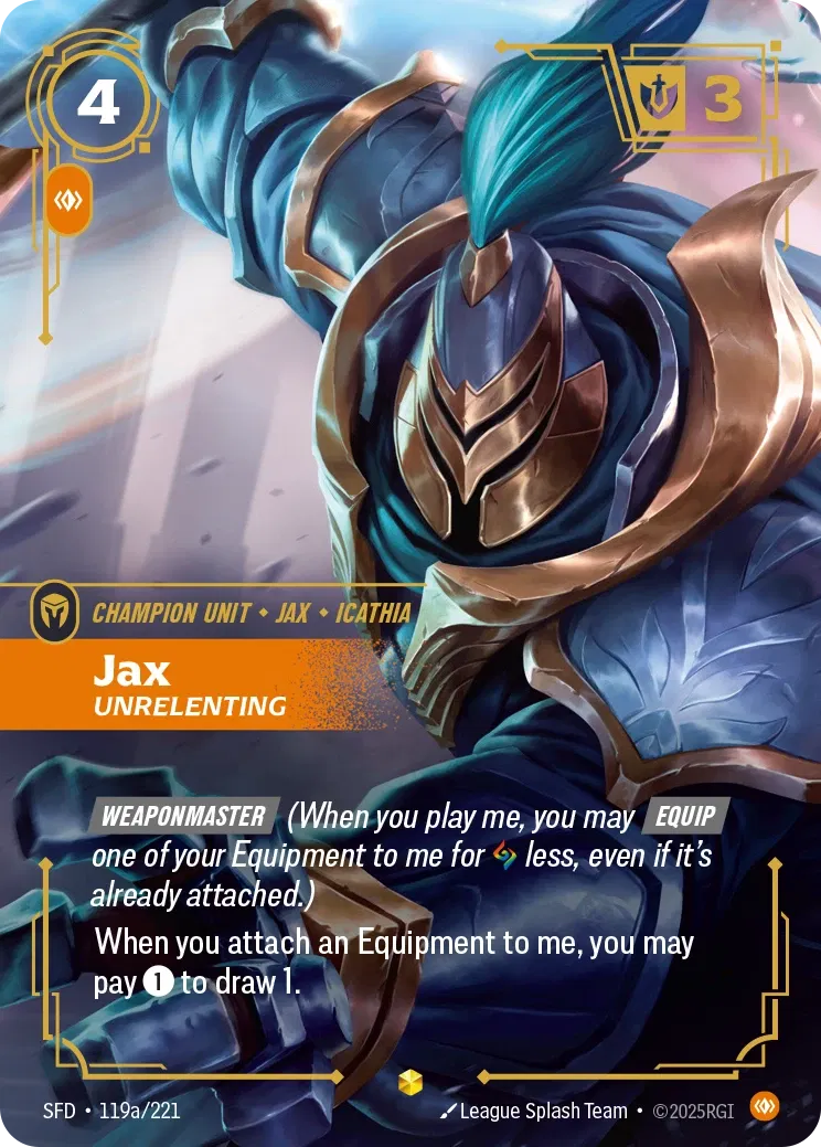 SFD-119a/221 Jax, Unrelenting (AA)