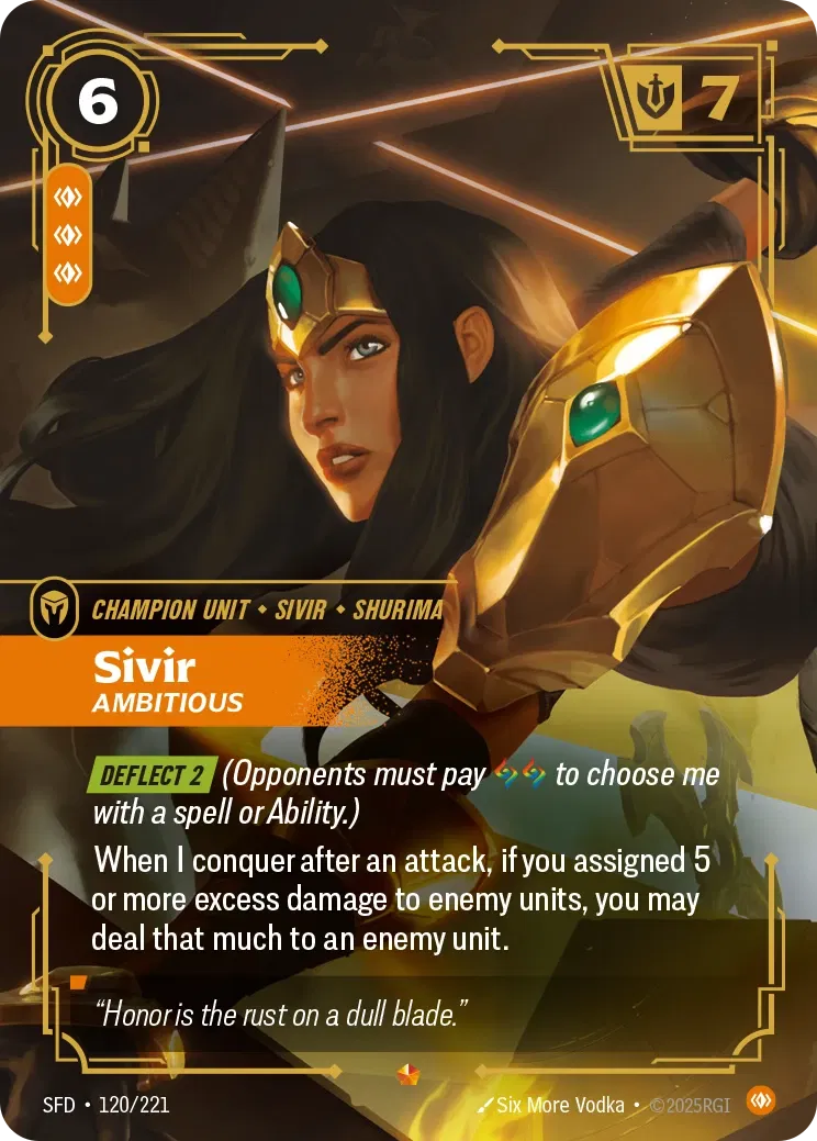 SFD-120/221 Sivir, Ambitious (Foiled)