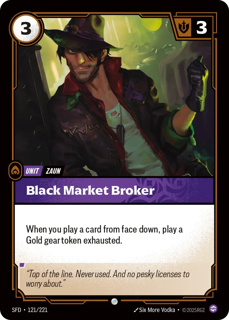 SFD-121/221 Black Market Broker (Foiled)
