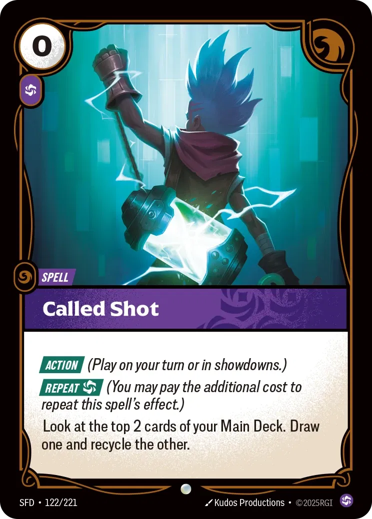 SFD-122/221 Called Shot (Foiled)